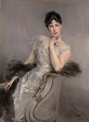 Dame i hvidt Dame i hvidt, 1902.