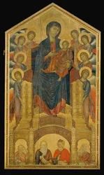 Madonna af den hellige treenighed, malet omkring 1260 til Treenighedskirken i Firenze (maleri på træ)