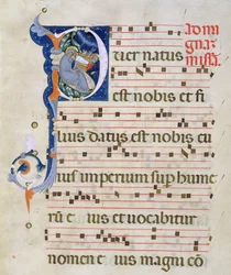 Ms 561 Side med historisk initial 