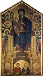 Madonnaen i Majestæt Majestæt, 1285-1286