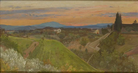 Udsigt over Monte Amiata, Toscana, c1880