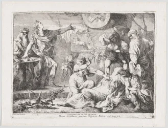 Ofringen af Polyxena, 1776.
