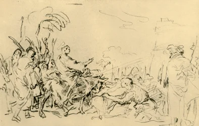 Kristi indtog i Jerusalem, c1759, 1928