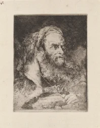 Head of an Oriental, A Book in Hand, fra Raccolta di Teste (Samling af hoveder)