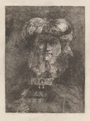 Old Man in the Manner of Rembrandt, fra Raccolta di Teste (Samling af hoveder)