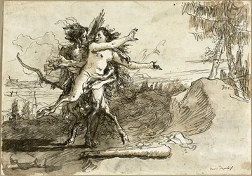 Satyr Overrasker en Satyrinde