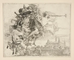 The Arms of Carl Philipp von Greiffenklau, fra serien Picturesque Ideas over the Flight into Egypt (Flight into Egypt)