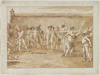 The Game of Bowls, 1790