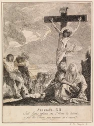Via crucis - Station XII. Jesus dør på korset