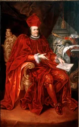 Portræt af Agostino Spinola (1624-1692) Doge of Genes mellem 1679 og 1681. Maleri af Giovanni Enrico Vaymer (1665-1738) 1680-1681 Dim. 215x135 cm Lee Genes, Paolo Sanguineti samling © Luisa / Luis