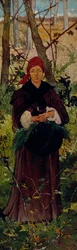 Etruskisk kvinde, ca. 1865 (olie på plade)