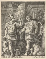 To romerske soldater, 1600-tallet.