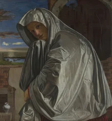 Maria Magdalena på vej til Kristi grav. Omkring 1535-40