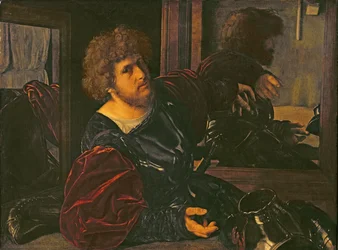 Portræt af Bernardo di Salla (olie på panel)