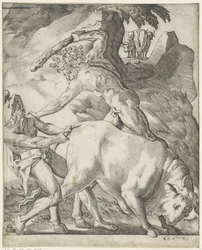 Hercules kæmper med Cacus Scener med Hercules (serietitel)