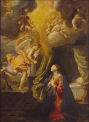 Bebudelsen, ca. 1615.