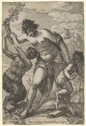 Venus pisker Amor med roser, begyndelsen af det 17. århundrede., begyndelsen af det 17. århundrede.