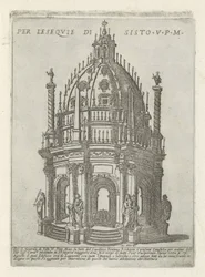 Begravelsesmonument for pave Sixtus V Per l