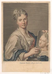 Portræt af kunstneren Rosalba Carriera Portrætter af kunstnere (serietitel)