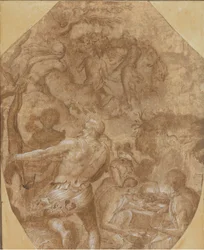 Opdagelsen af glas, ca. 1570-72.