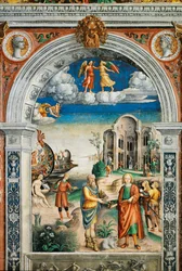 Vægmalerier i Zodiac-salen, Palazzo d