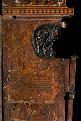 Lignaean Canonical Choir, indlagt af Giovanni Maria Platina 1484, venstre sideindlæg