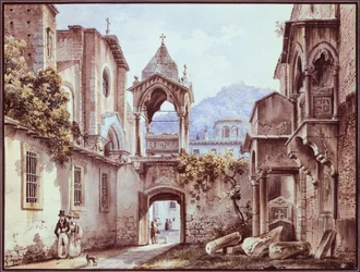 Gården til San Giorgetto i Verona, Giovanni Migliara (1785-1837)