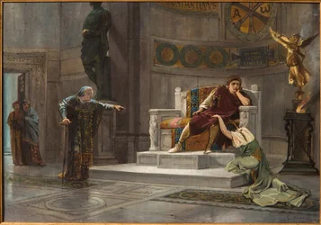 Constantine and the Slave (olie på lærred)
