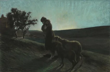Le due madri De to mødre, 1884-1886.