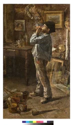 Jeg er også maler eller Dilettante eller The painters studio, 1885