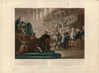 Ludvig 16. foran Nationalkonventet i december 1792, 1796.