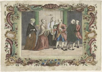 Ægteskabets sakramente VII. sacramentum matrimonium / VII. sacramento el matrimonio (titel på objekt) De syv sakramenter (serietitel)
