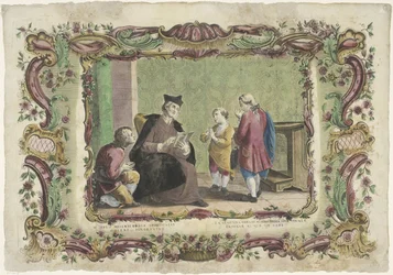 Undervisning af uvidende II opus misericordiae spiritualis / La segunda obra de misericordia spiritual (...) (titel på objektet) The Spiritual Works of Mercy (serietitel)
