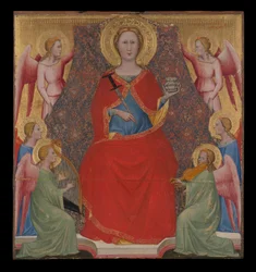Saint Lucy på tronen