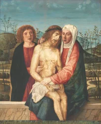 Pietà med Virgin og St. John