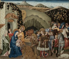Tilbedelse af Magi. 1440-45