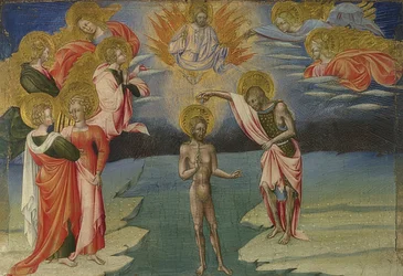 Kristi dåb (Predella). 1454