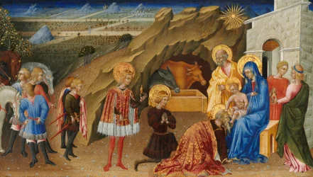 Magiernes tilbedelse, ca. 1450.
