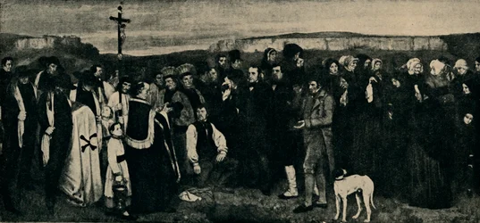 Begravelse i Ornans, c1850, 1935.