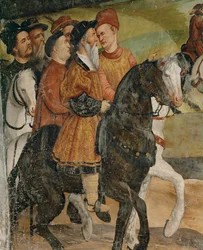 Kong Christian af Danmarks besøg i Malpaga i 1474 (freskomaleri)