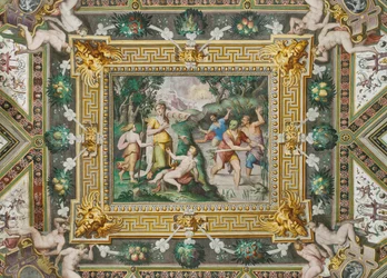 Hall of Latona: Gudinden, Rocca dei Rossi, San Secondo, Parma, Italien