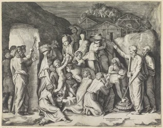 Moses befaler israelitterne at samle manna, og Moses slår vand ud af klippen
