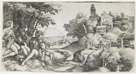 Hyrder i et landskab, ca. 1517-1518