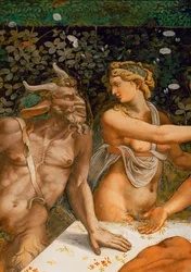 Nymfe og satyr ...