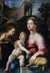Madonna og barnet med Johannes Døberen