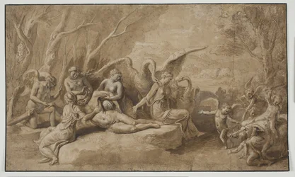 Venus sørger over Adonis