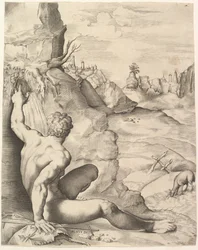 Johannes Døberen i ørkenen, ca. 1545-55.