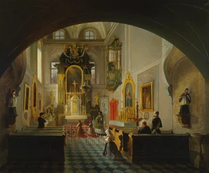 Interiør af et kapel (maleri)