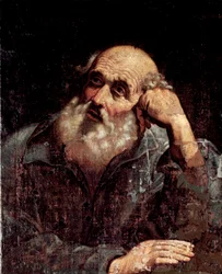 Portræt af et Apore-maleri af Giuseppe Antonio Petrini (1677-1757 / 8) Taggia, San Domenico kloster