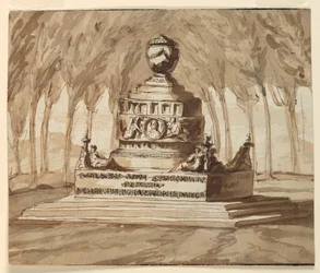 Gravmonument for digteren Pietro Chiari